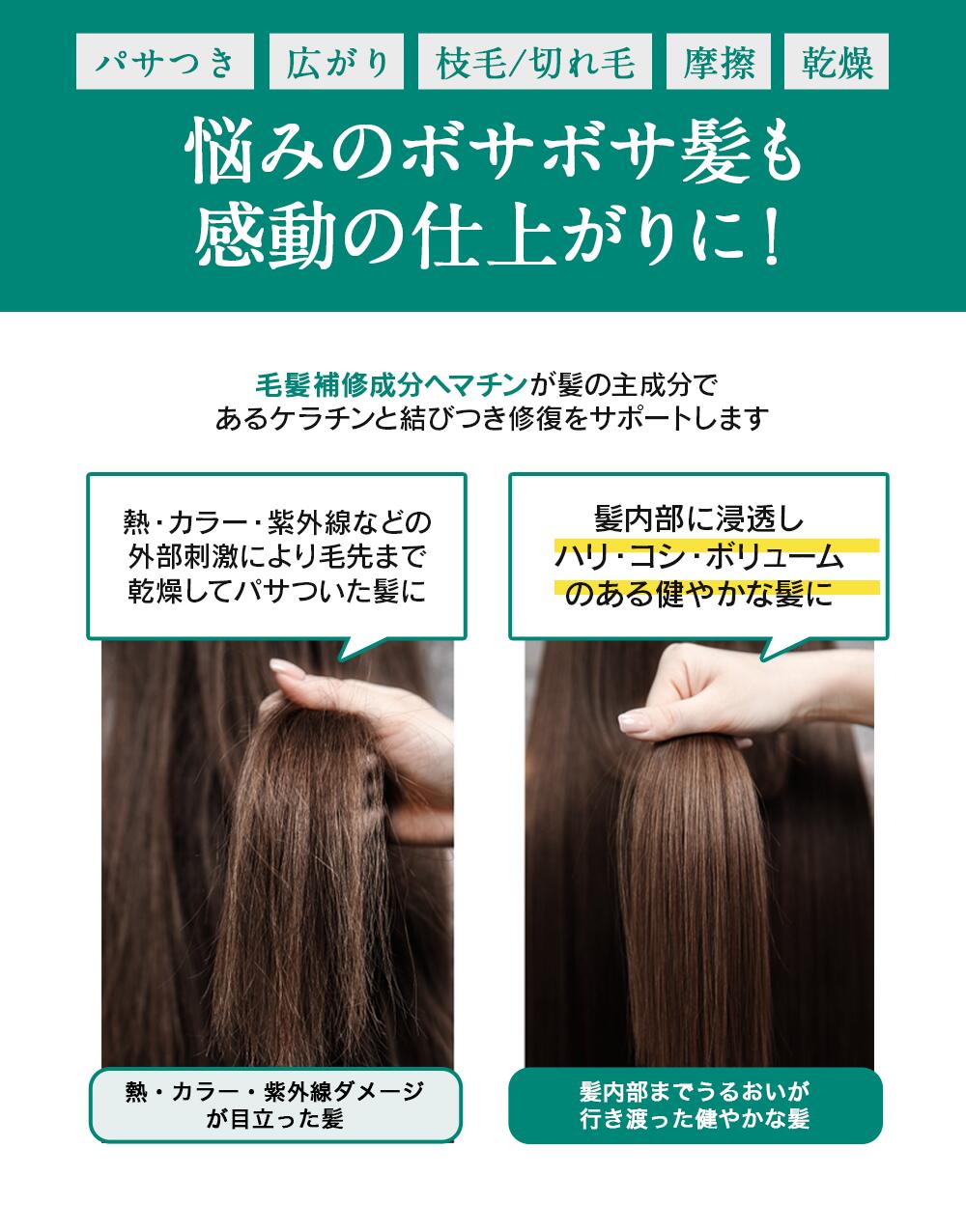 【DRH+】シャンプー400ml トリートメント390g 本体 詰替え 美容原液100ml 2本セット