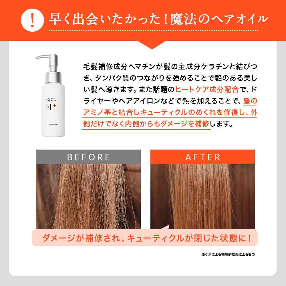 【DRH+】 シャンプー400ml トリートメント390g 洗い流さないトリートメント100ml 3点セット
