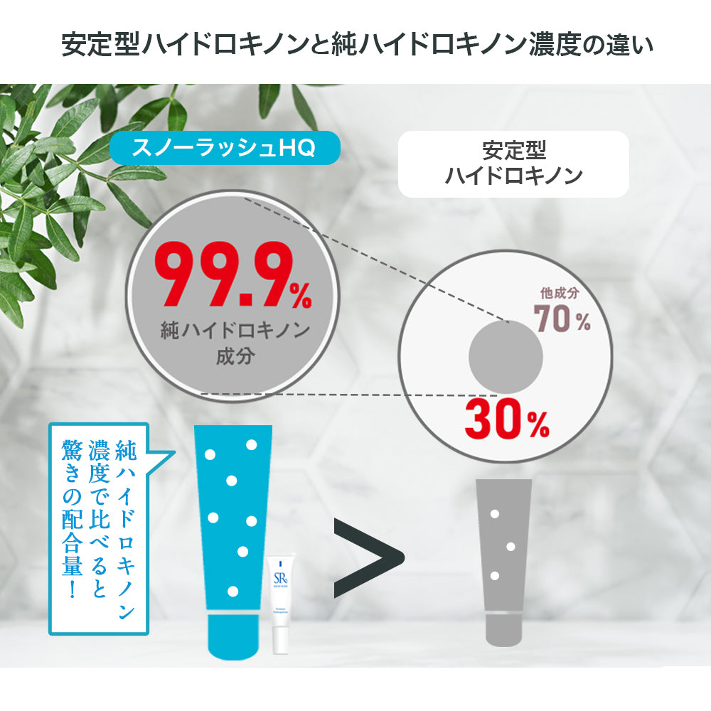 【スノーラッシュ】 ハイドロキノンクリーム10g 3本セット